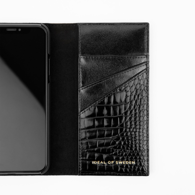 iPhone 12 PRO MAX iDeal Of Sweden dėklas Studio Clutch Neo Noir Croco 2