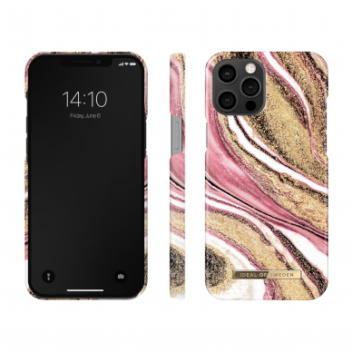 iPhone 12 PRO MAX iDeal Of Sweden nugarėlė Cosmic Pink Swirl 2