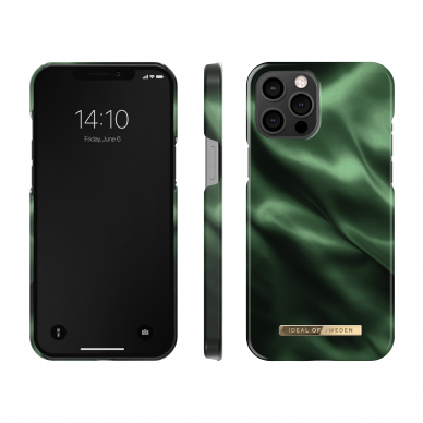 iPhone 12 PRO MAX iDeal Of Sweden nugarėlė Emerald Satin 2