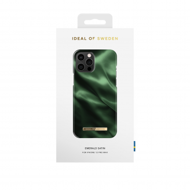 iPhone 12 PRO MAX iDeal Of Sweden nugarėlė Emerald Satin 1