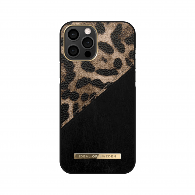 iPhone 12 PRO MAX iDeal Of Sweden nugarėlė Midnight Leopard