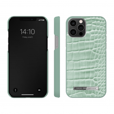 iPhone 12 PRO MAX iDeal Of Sweden nugarėlė Mint Croco 2