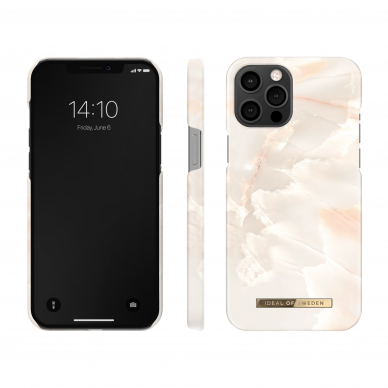 iPhone 12 PRO MAX iDeal Of Sweden nugarėlė Rose Pearl Marble 2