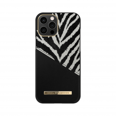 iPhone 12 PRO MAX iDeal Of Sweden nugarėlė Zebra Eclipse