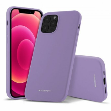 iPhone 12 PRO MAX purple MERCURY SILICONE nugarėlė