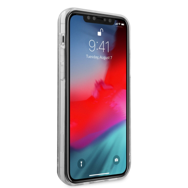 iPhone 12 Pro Max raudona GUESS nugarėlė GUHCP12LGLHFLRA 4