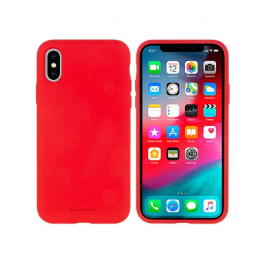 iPhone 12 PRO MAX red MERCURY SILICONE nugarėlė 1