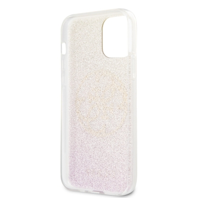 iPhone 12 Pro Max rausva glitter GUESS nugarėlė GUHCP12LPCUGLPGG 6