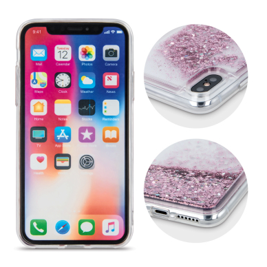 iPhone 12 PRO MAX rausva WATER SPARKLE nugarėlė 3