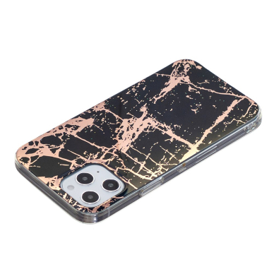 iPhone 12 PRO MAX Tracy Black Marble+ nugarėlė 2