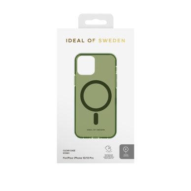 iPhone 12/12 PRO iDeal Of Sweden Clear nugarėlė MagSafe Khaki 3