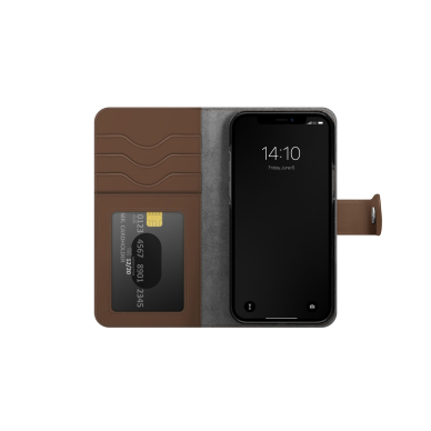 iPhone 12/12 PRO iDeal Of Sweden dėklas Magnet Wallet+ Dark Brown 2