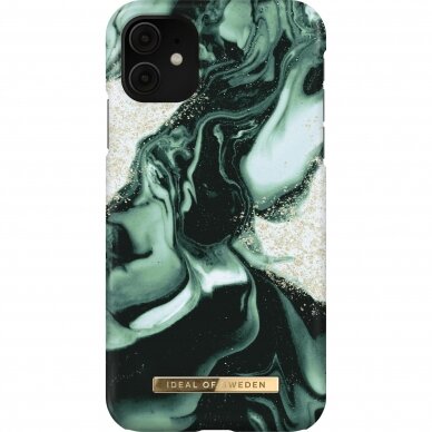 iPhone 12/12 PRO iDeal Of Sweden nugarėlė Golden Olive Marble