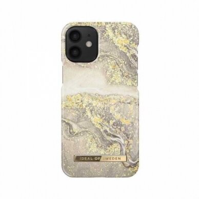 iPhone 12/12 PRO iDeal Of Sweden nugarėlė Sparkle Greige Marble