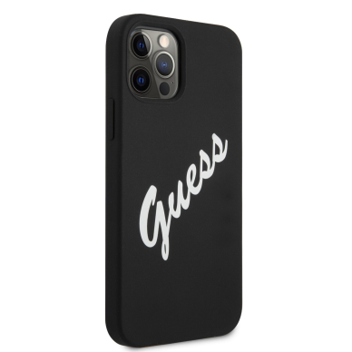 iPhone 12/12 PRO juoda GUESS nugarėlė GUHCP12MLSVSBW 4