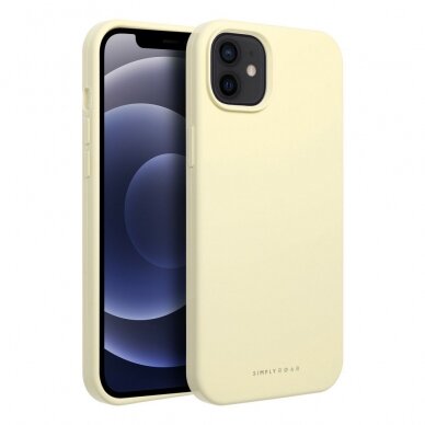 iPhone 12/12 PRO Light yellow ROAR CLOUDSKIN nugarėlė 1