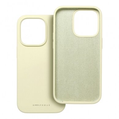 iPhone 12/12 PRO Light yellow ROAR CLOUDSKIN nugarėlė 3