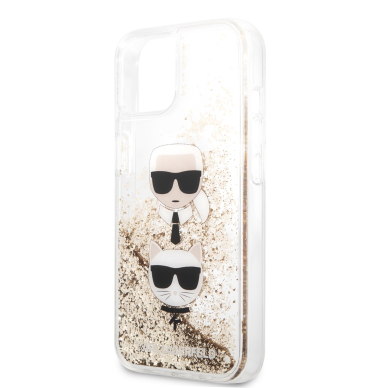 iPhone 13 aukso sp. water KARL LAGERFELD nugarėlė KLHCP13MKICGLD 5