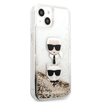 iPhone 13 aukso sp. water KARL LAGERFELD nugarėlė KLHCP13MKICGLD 4