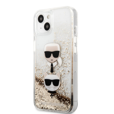 iPhone 13 aukso sp. water KARL LAGERFELD nugarėlė KLHCP13MKICGLD 2