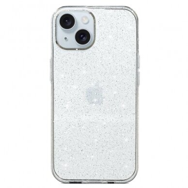 iPhone 13 clear Crystal Glitter nugarėlė 1