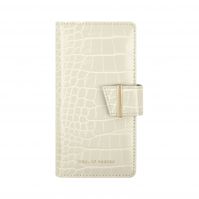 iPhone 13 iDeal Of Sweden dėklas Wallet Beige Croco