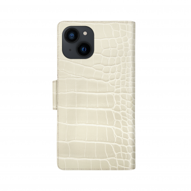 iPhone 13 iDeal Of Sweden dėklas Wallet Beige Croco 2