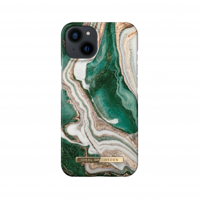 iPhone 13 iDeal Of Sweden nugarėlė Golden Jade Marble