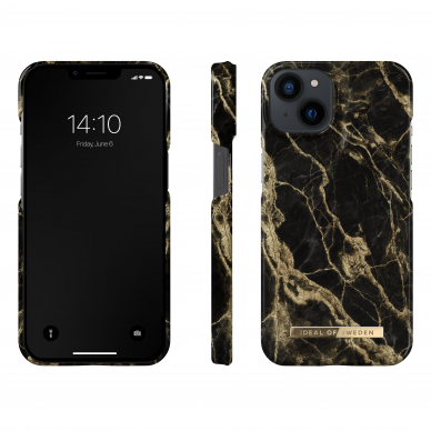 iPhone 13 iDeal Of Sweden nugarėlė Golden Smoke Marble 1