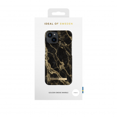 iPhone 13 iDeal Of Sweden nugarėlė Golden Smoke Marble 2