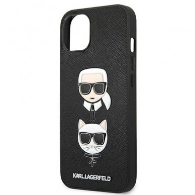 iPhone 13 juoda KARL LAGERFELD nugarėlė KLHCP13MSAKICKCBK 5