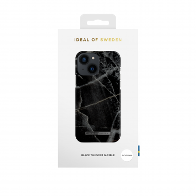 iPhone 13 MINI iDeal Of Sweden nugarėlė Black Thunder Marble 1