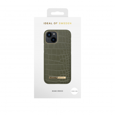 iPhone 13 MINI iDeal Of Sweden nugarėlė Khaki Croco 1