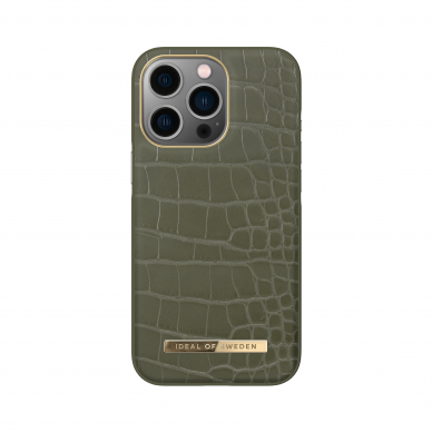 iPhone 13 PRO iDeal Of Sweden nugarėlė Khaki Croco