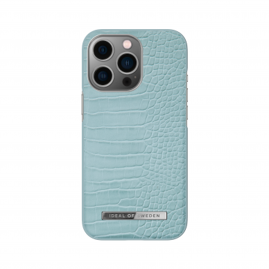 iPhone 13 PRO iDeal Of Sweden nugarėlė Soft Blue Croco