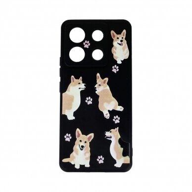 iPhone 13 PRO MAX black nugarėlė Corgi Design00303