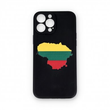 iPhone 13 PRO MAX black nugarėlė Lithuania Country Design00307