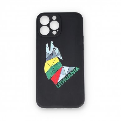 iPhone 13 PRO MAX black nugarėlė Lithuania - wolf Design00199C