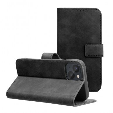 Iphone 14 / 13 black VELVET dėklas