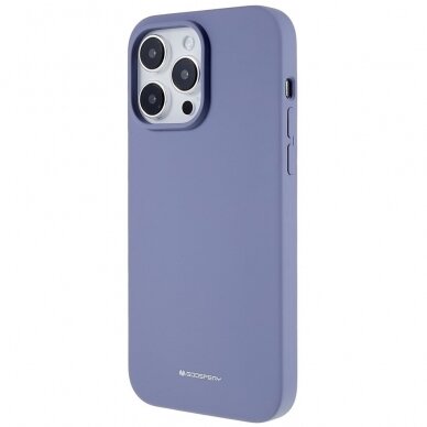 iPhone 14/13 grey blue MERCURY SILICONE nugarėlė