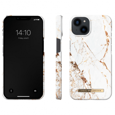 iPhone 14/13 iDeal Of Sweden nugarėlė Carrara Gold 2