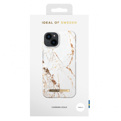 iPhone 14/13 iDeal Of Sweden nugarėlė Carrara Gold 1