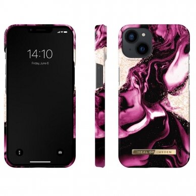 iPhone 14/13 iDeal Of Sweden nugarėlė Golden Ruby 1