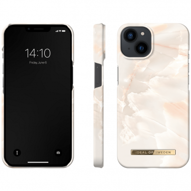 iPhone 14/13 iDeal Of Sweden nugarėlė Rose Pearl Marble 2