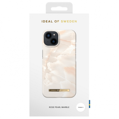 iPhone 14/13 iDeal Of Sweden nugarėlė Rose Pearl Marble 1