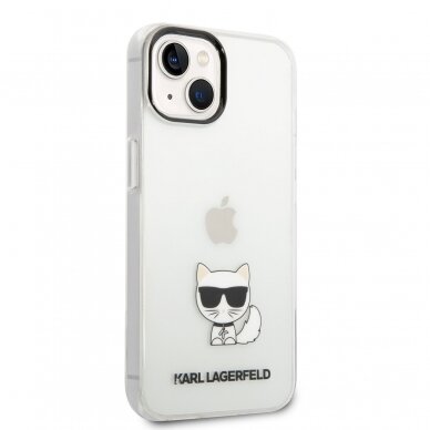 iPhone 14 PLUS skaidri KARL LAGERFELD nugarėlė KLHCP14MCTTR 4