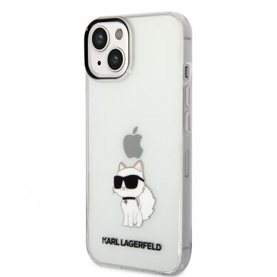 iPhone 14 PLUS transparent NFT IML KARL LAGERFELD nugarėlė 3