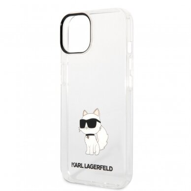 iPhone 14 PLUS transparent NFT IML KARL LAGERFELD nugarėlė 5