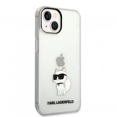 iPhone 14 PLUS transparent NFT IML KARL LAGERFELD nugarėlė 4