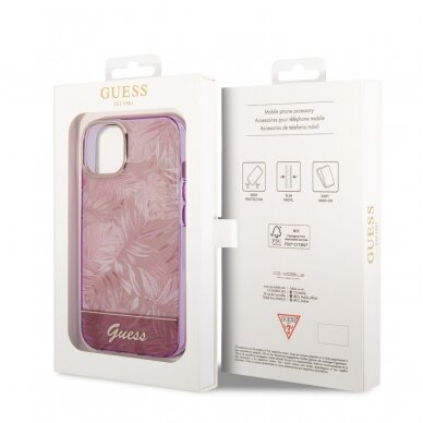 iPhone 14 PLUS violetinė GUESS nugarėlė GUHCP14MHGJGHP 7